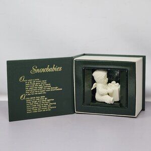 Snowbabies Porcelain Figurine With Box By Department 56 Holiday Christmas